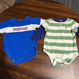 Baby boy vintage onesie set